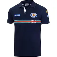 Sparco 01275MRBM Replica Martini Racing Polo Blau XL