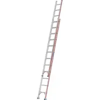 Hymer Schiebeleiter, zweiteilig, 2x12 Sprossen, Länge 3,53 / 6,05 m, Reichhöhe 6,92 m, Gewicht 14,1 kg