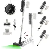Roborock H60 Pro Handstaubsauger, Akku-Staubsauger 170AW Saugleistung, 80 Min Laufzeit, 90° flexibles Saugrohr, LED, Anti-Tangle-Bürste für Teppiche