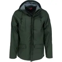 Derbe Herren Regenjacke Wetterjacke Passby, Farbe:Grün, Größe:M, Artikel:-050 / 010 olive / navy
