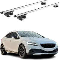 Aurilis Dachträger für Volvo V40 Cross Country 2013-2019 5 tür 90kg Alu Silber 2x ABE