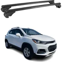 Omtec Dachträger für Chevrolet Trax 2012-2024 Gepäckträger Grundträger Alu Schwarz 2x