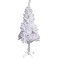 Linder Exclusiv GmbH LEX Künstlicher Weihnachtsbaum inkl. Ständer, Weiß, 180 cm