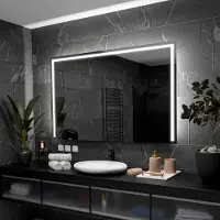 Alasta Badspiegel mit LED Beleuchtung - Sydney - 140 cm, 80 cm
