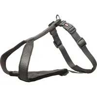 Trixie Premium Y-Geschirr - grafit - 75-95 cm/25 mm