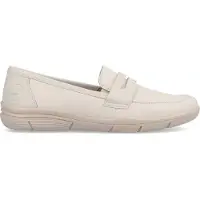 Rieker Damen Mokassins L7455-60 Farbe: Beige Größe: 37