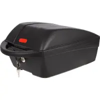 Prophete Fahrradgepäckträgerbox 11L wasserdicht abschließbar mit Quick-Release-System, belastbar bis 5kg, schwarz, inkl. Befestigungsmaterial
