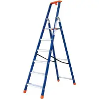Facal Stufenstehleiter QUADRA Picta S300 Epoxid-Lack 4 Stufen