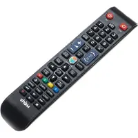 VHBW Fernbedienung kompatibel mit Samsung UE32H6270, UE32H4500, 58H5203, UE32H6200, UE32H5373, UE32H5303 Fernseher, TV - Ersatzfernbedienung