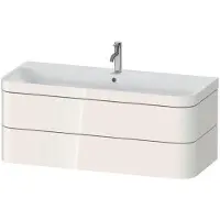 Duravit Waschtischset HAPPY D.2 PLUS 2 Schubk 1175x490mm o HL taupe supermatt ohne Hahnloch taupe supermatt