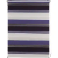 Ondeco Doppelrollo Klemmfix ohne Bohren Duo Rollo mit Seitenzug Farbe: Violet/Berry, Größe: 100x160 cm