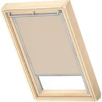 Velux Original Verdunkelungsrollo für dachfenster M04, Beige, Grauer Führungsschiene