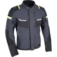 Oxford Jacke Stormland Grau/sw/neongelb Gr. 4xl