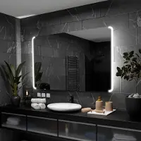 Alasta Badspiegel mit LED Beleuchtung - Seattle - 110 cm, 50 cm