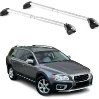 Aurilis Dachträger Grundtäger für Volvo XC70 mk3 2007-2016 5 tür 100kg Alu Silber 2x ABE