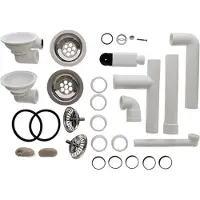 Villeroy & Boch Villeroy und Boch Ab- und Überlaufgarnitur 822300 in Handbetätigung - ARKONA 60 / Ersatzteil