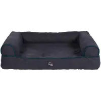 HKM Hundesofa Anam Cara, Farbe:dunkelblau/petrol, Größe:S