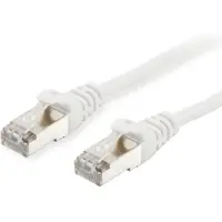 Equip Cat.6A S/FTP Patchkabel, 10m, Weiß, 10 m, Cat6a, S/FTP (S-STP), RJ-45, RJ-45, Weiß