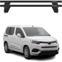 Menabo Dachträger Grundtäger für Toyota Proace City 2019-2025 75kg Alu Schwarz