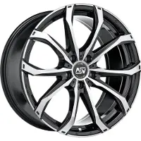 MSW Alufelge 48 8X19 5X127 Et 35 Gloss Black Full Polished