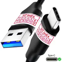 Imex USB 3.2 (10Gbps) auf USB-C Datenkabel Ladekabel kompatibel mit Google TV, Lenovo ThinkPad Mini Dock Plus 04Y2071 Type 4338