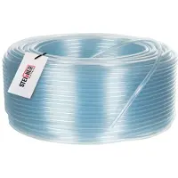 STEIGNER Benzinschlauch Wasserschlauch PVC Schlauch Transparent, Durchmesser: 4-6 mm, Länge: 50 m, SBS-02-50