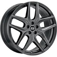 MSW Alufelge 40 8X19 5X110 Et 34 Gloss Gun Metal