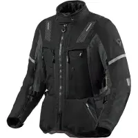 REV'IT! REV’IT! Sand 5 H2O Damen Schwarz Anthrazit Motorrad Jacke Größe 48