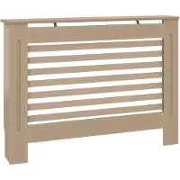 vidaXL Heizkörperverkleidung 112x19x81,5 cm MDF