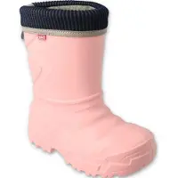 Befado Kinder Gummistiefel Gefüttert Regenstiefel mit Einlage Ultraleicht Reflektiernd 162Y307 Rosa 34