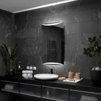 Alasta Badspiegel mit LED Beleuchtung - Vilnius - 50 cm, 60 cm