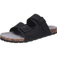 Giesswein Herren Tieffußbett Pantolette MERINO SLIDES schwarz Größe EUR 44