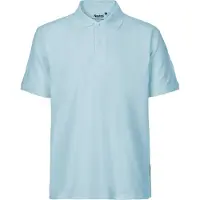 Neutral O20080 | Herren Classic Polo / 100% Fairtrade-Baumwolle - Farbe: Light Blue - Größe: XS