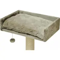 Nanook Liegemulde rechteckig mit Kissen - grau - 60 cm