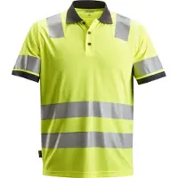 Snickers Workwear AllroundWork Hi-Vis Polo Shirt, Kl. 2, EN 20471 High-Vis Gelb-L