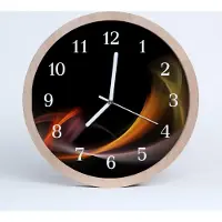 Tulup Holzuhr 30fi cm wanduhr - Abstrakte Kunst