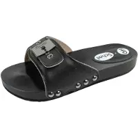 Scholl - "HFD Pescura" Clogs für Damen, Leder PP12372 (40 EU) (Schwarz)