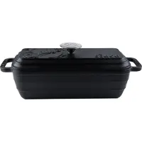Sallys Gusseisen Brotbackform Baba - Carbon Black