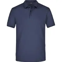 James & nicholson Klassisches Polo in elastischer Piqué-Qualität navy, Gr. 3XL