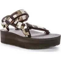 Teva Sandalen Flatform Universal Damen Retro Shapes Black-Schuhgröße 38