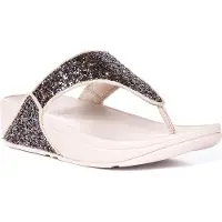 FitFlop Lulu Multi Glitter in Nude für Damen – 3 UK - 36 EU - 5 US / Nude
