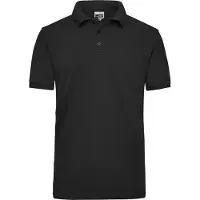 James & nicholson Strapazierfähiges klassisches Poloshirt black, Gr. 3XL