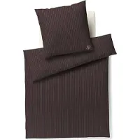 JOOP! Flanell Bettwäsche Soft Stripes mocca 140x200 cm + 70x90 cm