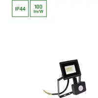 Spectrum NOCTIS LUX 3 LED Fluter Außenleuchte mit Bewegungsmelder 10W IP65/IP44 6000K Schwarz