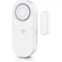 Bearware Fensteralarm / Türalarm, 120 dB lauter Signalton, Alarmsensor Fensteröffnungsmelder (für Tür & Fenster, Einbruchschutz, mit Batterien, Alarmanlage)