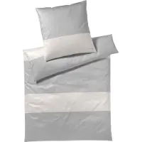 JOOP! Mako-Satin Kissenbezug einzeln Split Farbe Stone Größe 80x80 AL