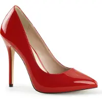 Pleaser AMUSE-20 Damen Pumps von , Rot , EU 46, US 16