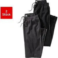 NordCap Herren Jogginghosen-Set, kuschelige Sporthose im Doppelpack