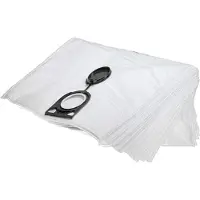 VHBW 10x Staubbeutel kompatibel mit Hikoki RP500YDM Staubsauger - 46,2cm x 36,1cm Weiß