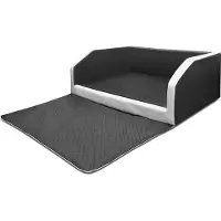 Mayaadi Home Kofferraum Bett Travel/Travel Duo Colour Schwarz-Weiss XXL (110x90x38cm) Standard Schaumstoff Mit Anschnallsystem
